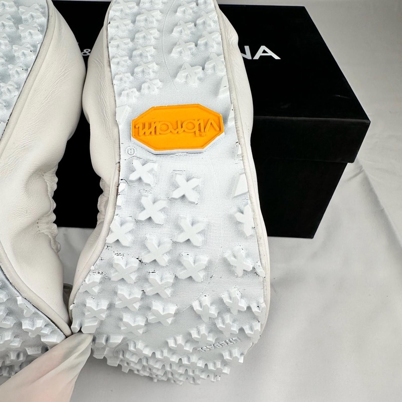Dolce & Gabbana Dolce & Gabbana White Flats with Bow Detail - New - EU 39 Size US 9 / IT 39 - 6 Thumbnail