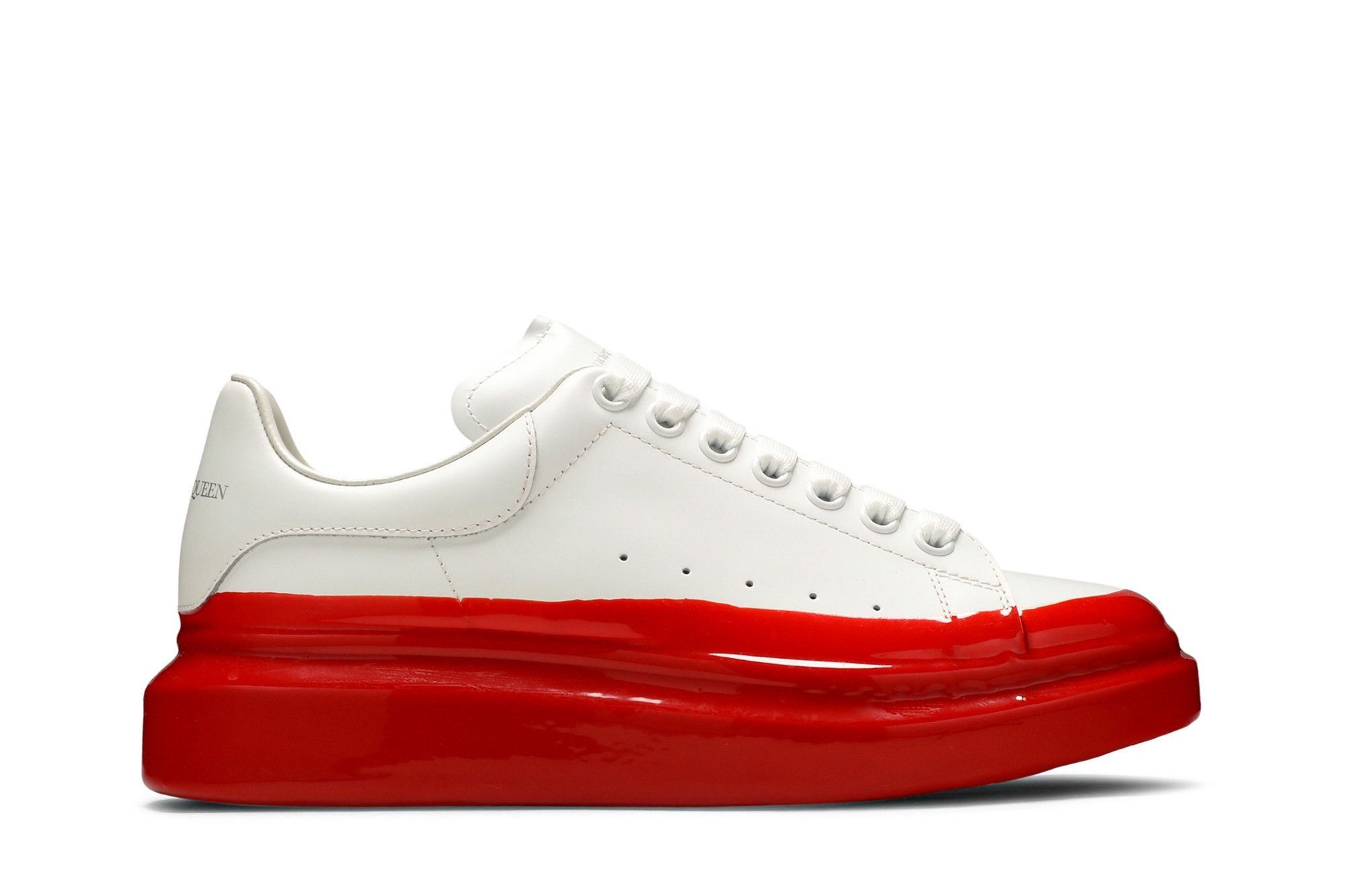 Alexander McQueen o1y1024 Sneakers in White & Red Size US 10 / EU 43 - 2 Thumbnail