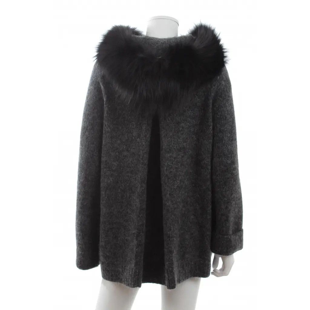Prada PRADA Arctic Fox Fur Mohair Hooded Cardigan Vintage runway Size M / US 6-8 / IT 42-44 - 3 Thumbnail