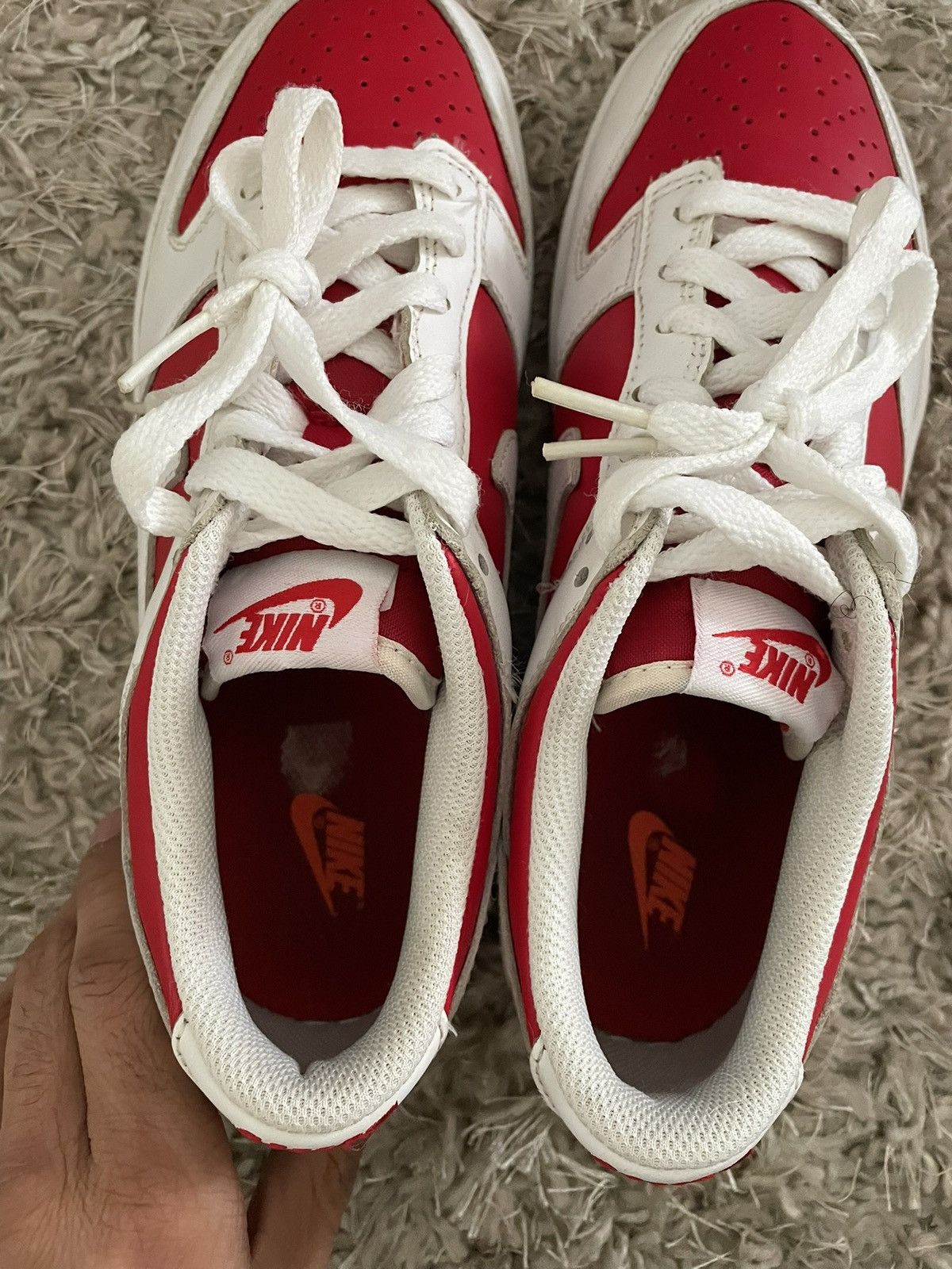 Nike Nike Dunk Low Championship Red Size US 7 / EU 40 - 9 Thumbnail