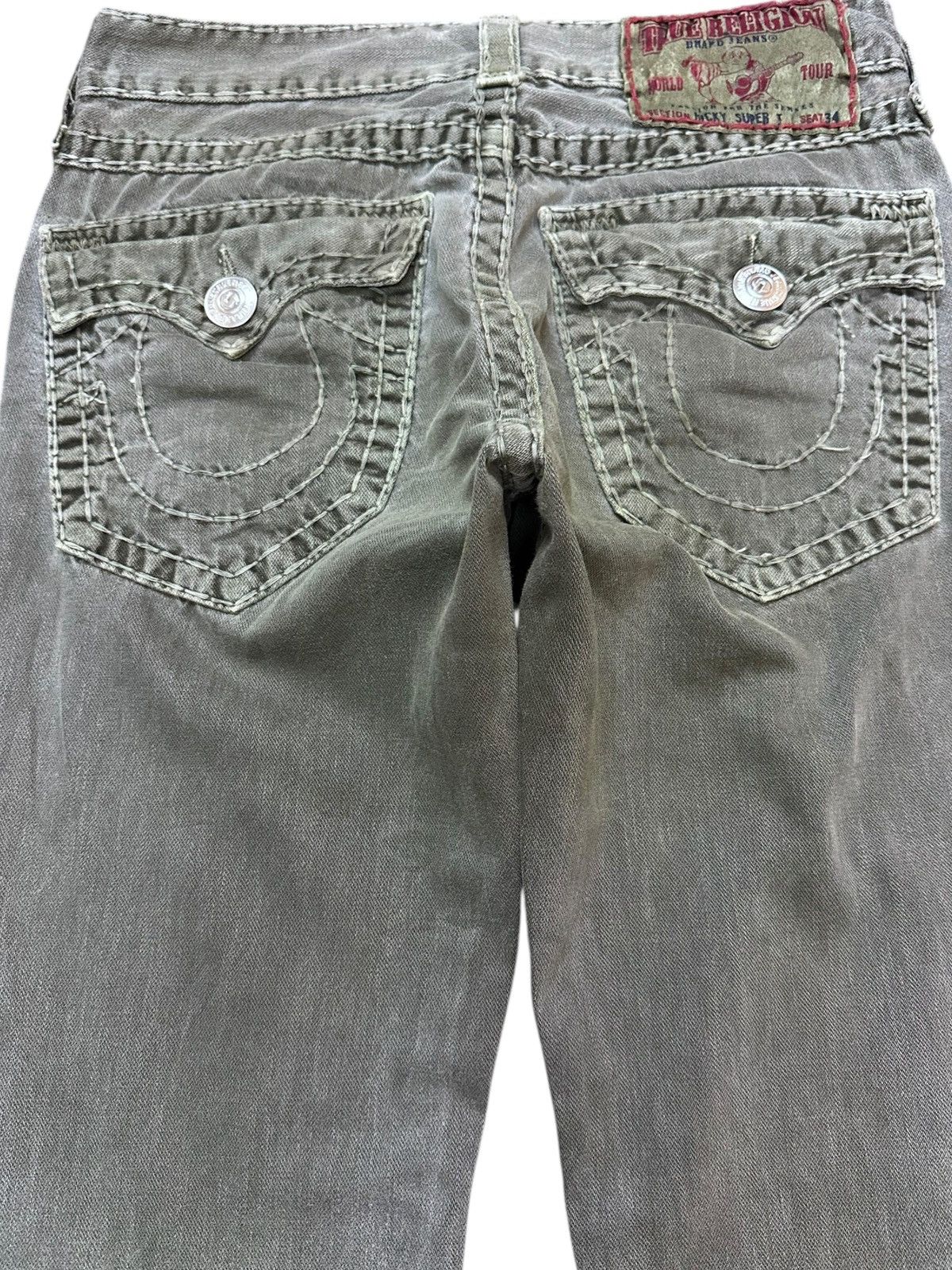 Supreme × True Religion Vintage True Religion Ricky Super T Grunge StraightLeg Denim Size US 31 - 6 Thumbnail