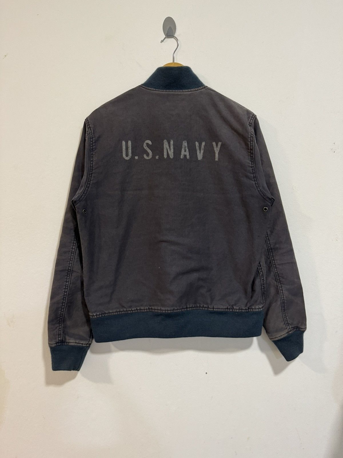Avirex × Vintage Vintage Avirex U.S Navy Faded Grey Jacket Size US M / EU 48-50 / 2 - 7 Thumbnail