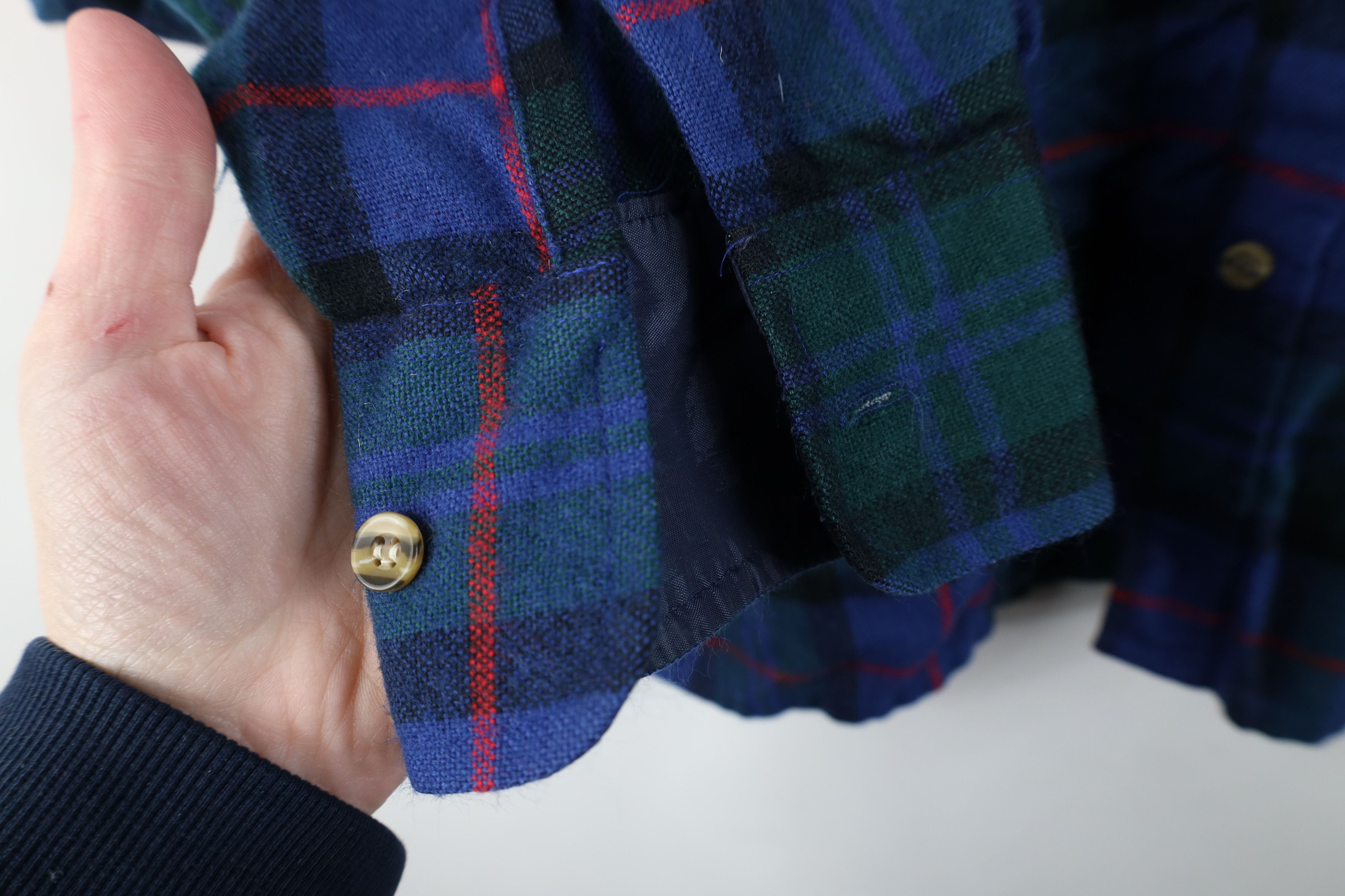 Vintage Vintage 70s 80s Streetwear Pocket Knit Collared Button Shirt Size US M / EU 48-50 / 2 - 8 Thumbnail