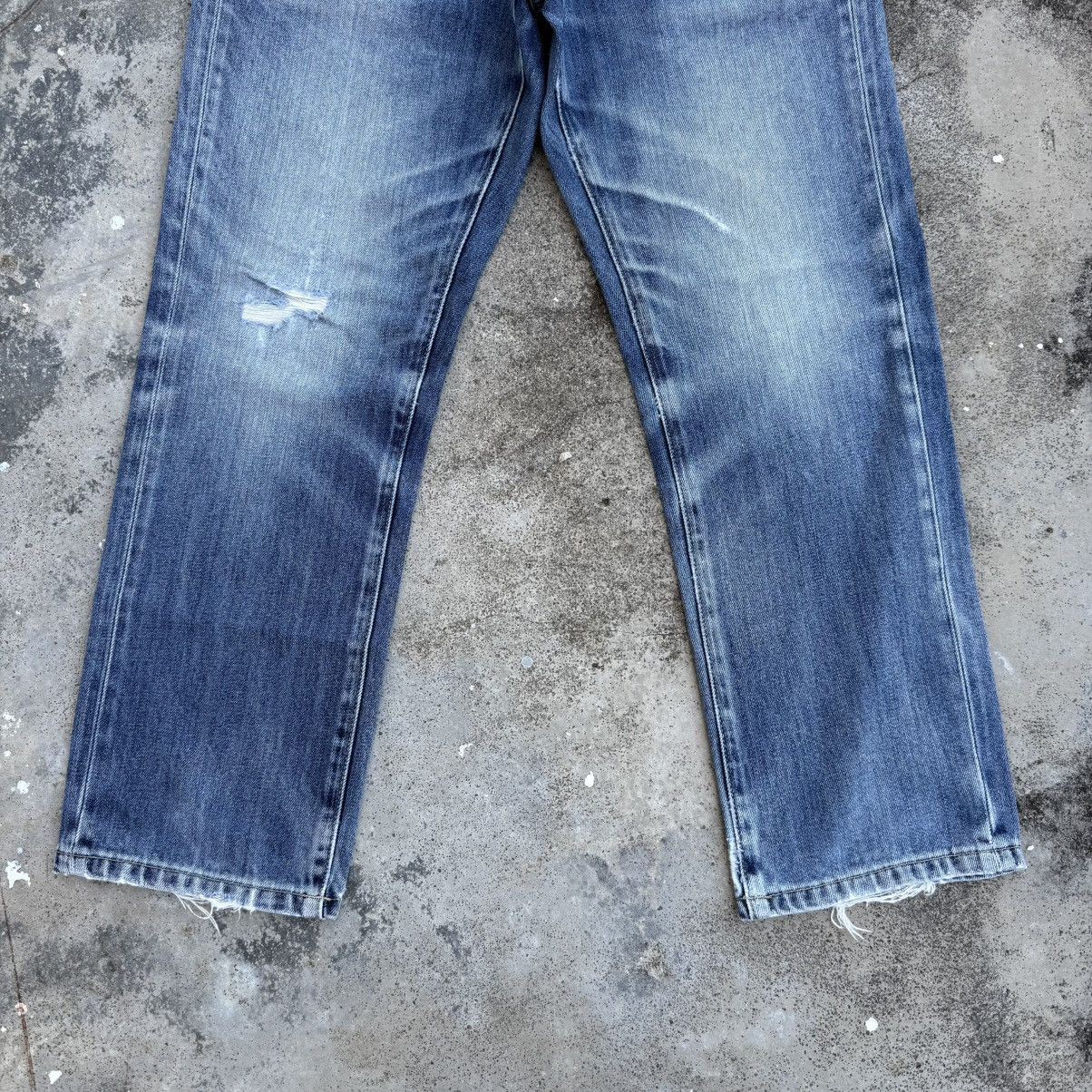 Japanese Brand × Jean × Vintage VINTAGE JAPANESE FADED RIPPED JEAN DENIM PANTS Size US 32 / EU 48 - 3 Thumbnail