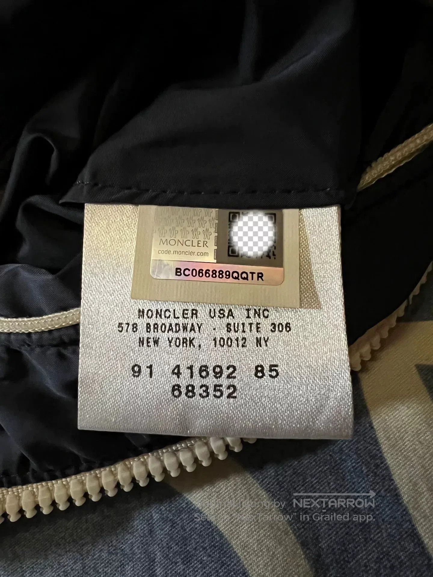 Moncler moncler color-blocked motorcycle zip jacket. Size US L / EU 52-54 / 3 - 8 Thumbnail