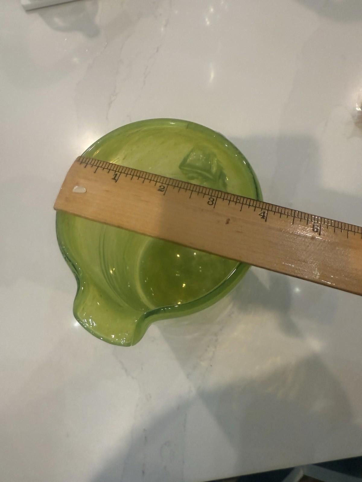 Designer Hand Blown Lime Green Pitcher Size ONE SIZE - 4 Thumbnail