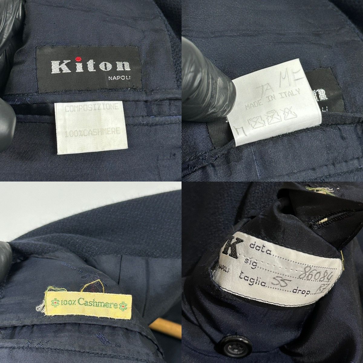 Kiton Vintage Kiton 3 Button Cashmere Blazer Jacket Size 54R - 24 Thumbnail