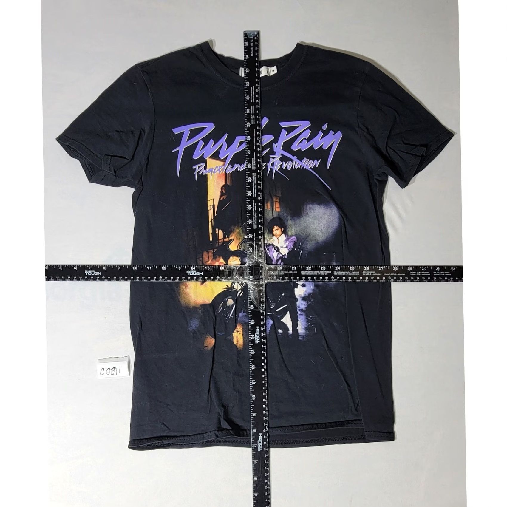 Missguided Missguided Prince Purple Rain Graphic Shirt Black Mens Medium Short Sleeve Music 80s Size US M / EU 48-50 / 2 - 4 Thumbnail