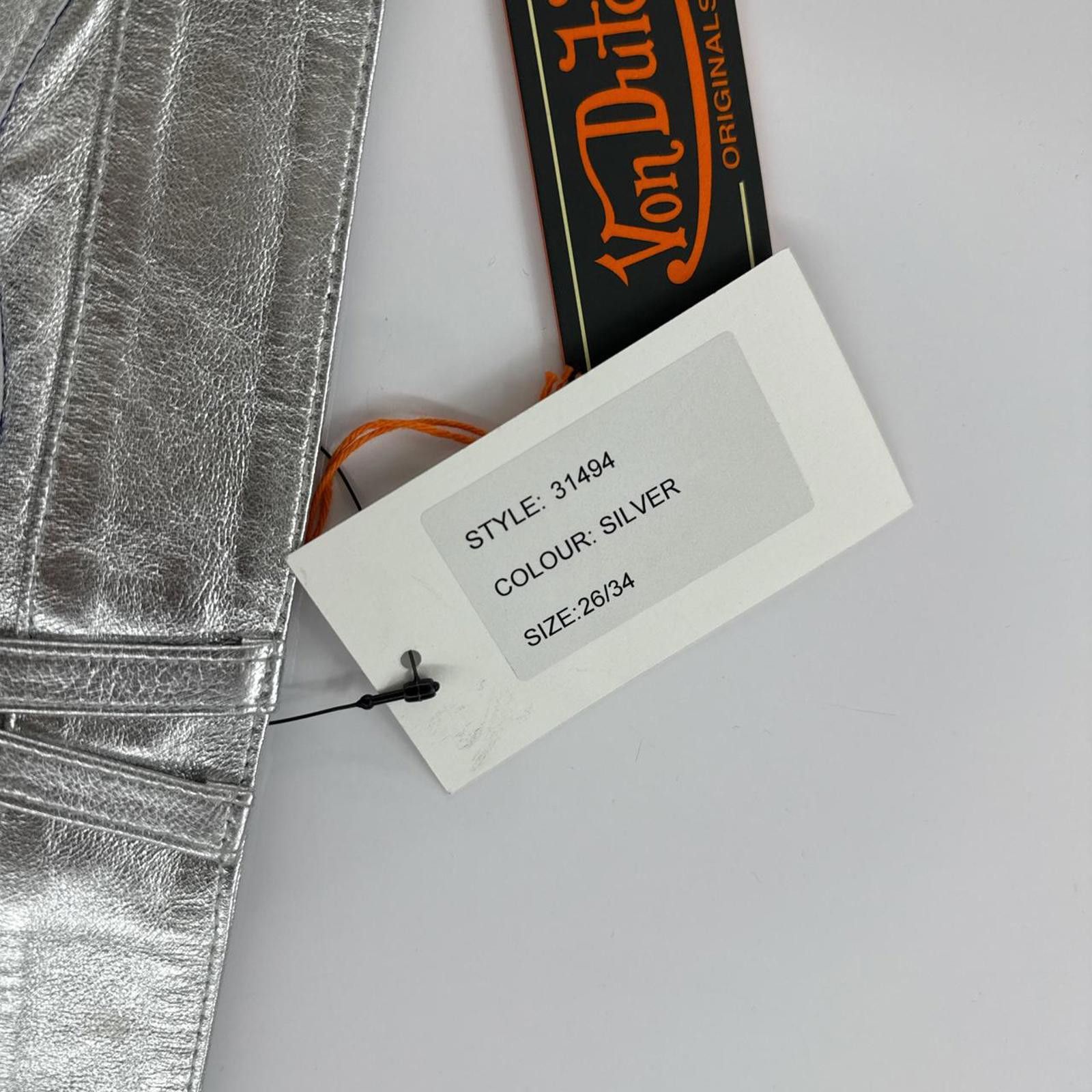 Von Dutch Von Dutch Black Leather Shorts Size 26/34 | Y2K Style New Size 42" / US 20 - 3 Thumbnail