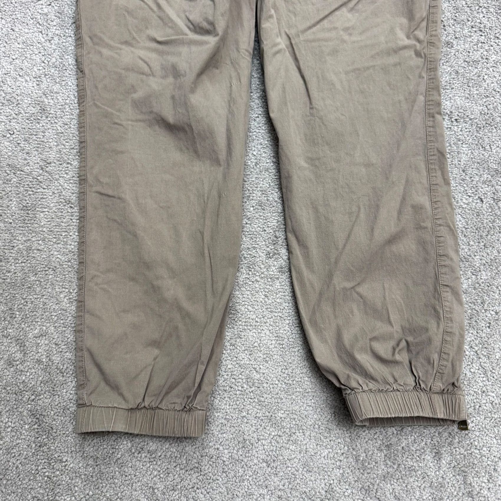 Vintage Democracy Cargo Pants Womens 16 Brown Ankle Zip Casual Jogger Size 38" / US 16 / IT 52 - 4 Thumbnail