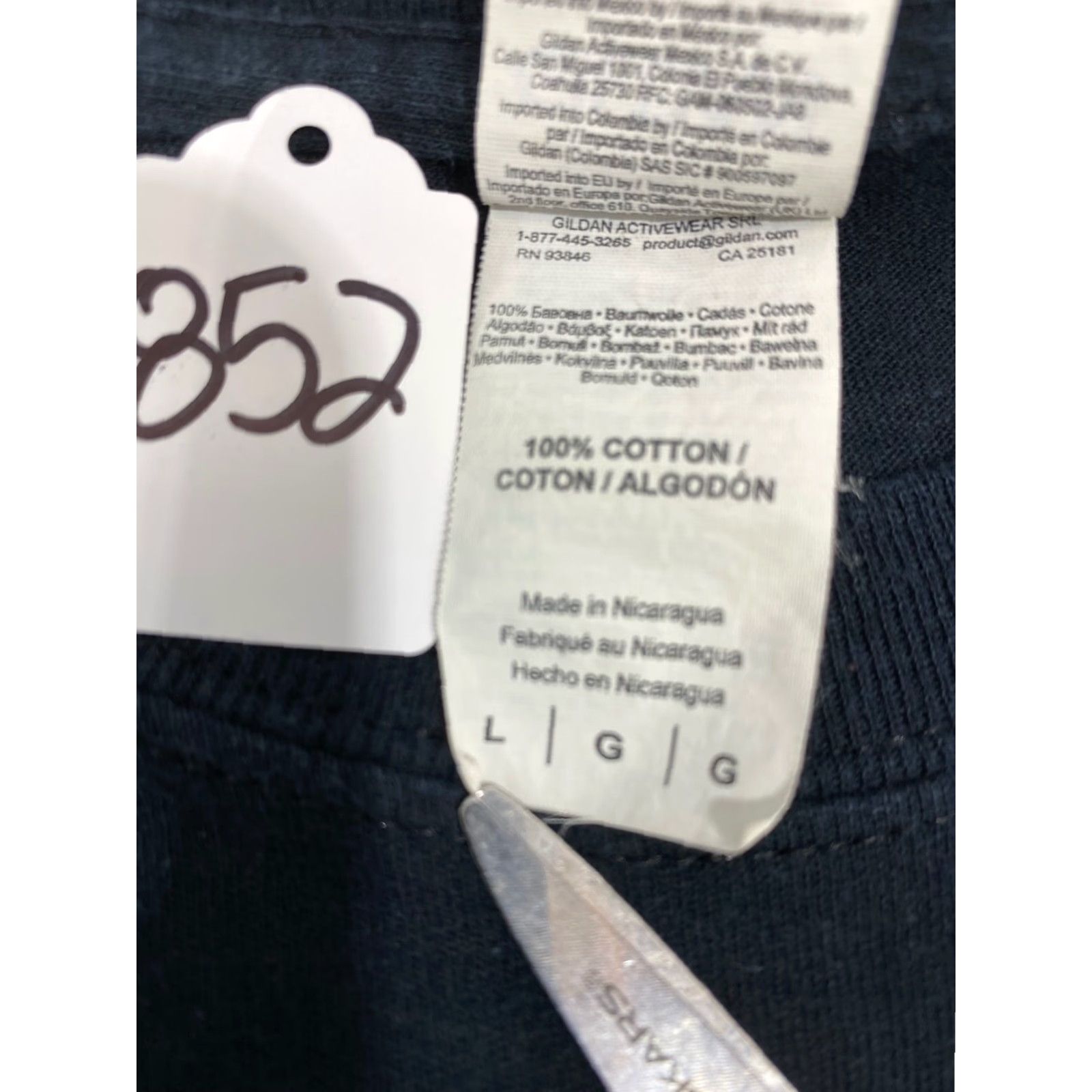 Gildan Gildan T-Shirt Mens L Black Crew Neck Short Sleeve 852 Welcome To Truckers - Classic Logo Size US L / EU 52-54 / 3 - 5 Thumbnail