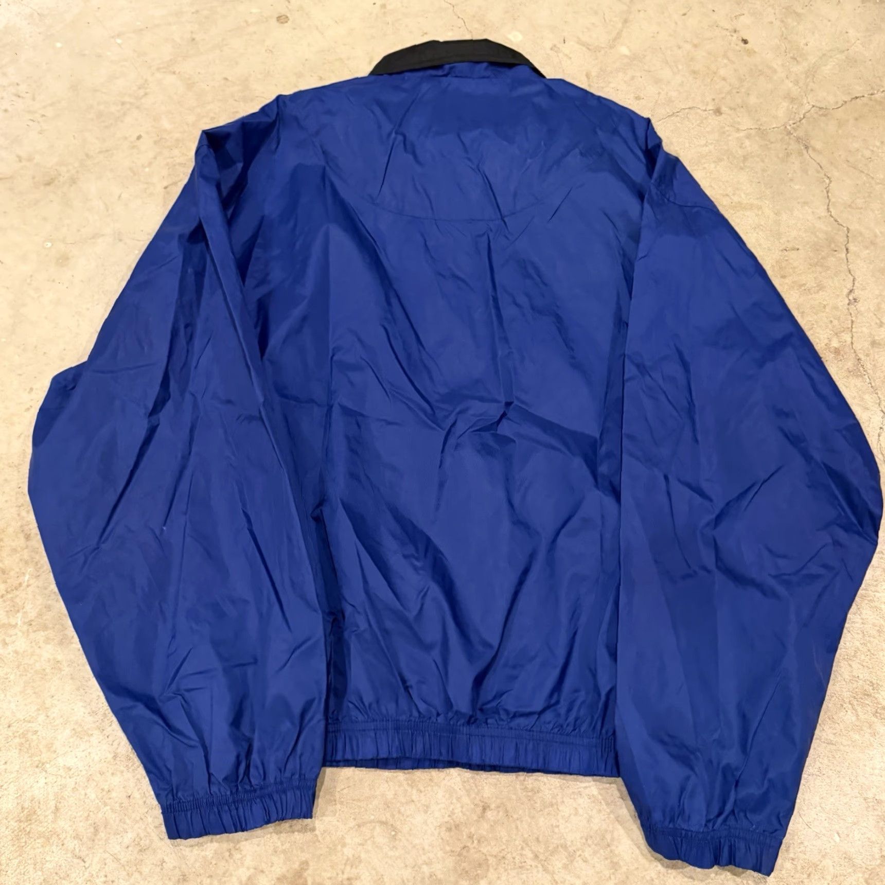Reebok VINTAGE Reebok Jacket Blue Black 1/4 Zip Windbreaker Jacket L Men Size US L / EU 52-54 / 3 - 2 Thumbnail