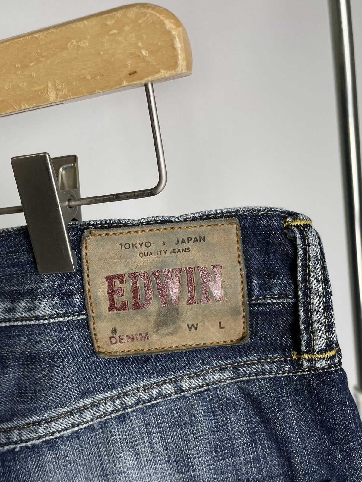 Edwin Edwin Made in Japan ( Size 33 ) Vintage Faded Denim Jeans Size US 33 - 11 Thumbnail