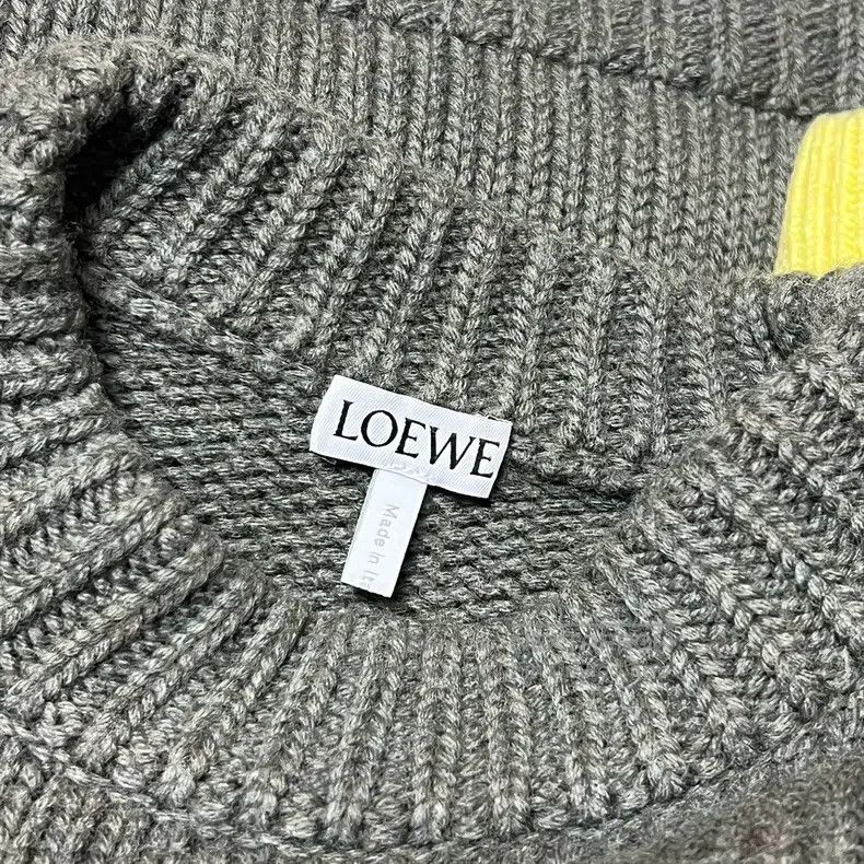 Loewe LOEWE Loose Fit Wool Knit Sweater Size S / US 4 / IT 40 - 3 Thumbnail