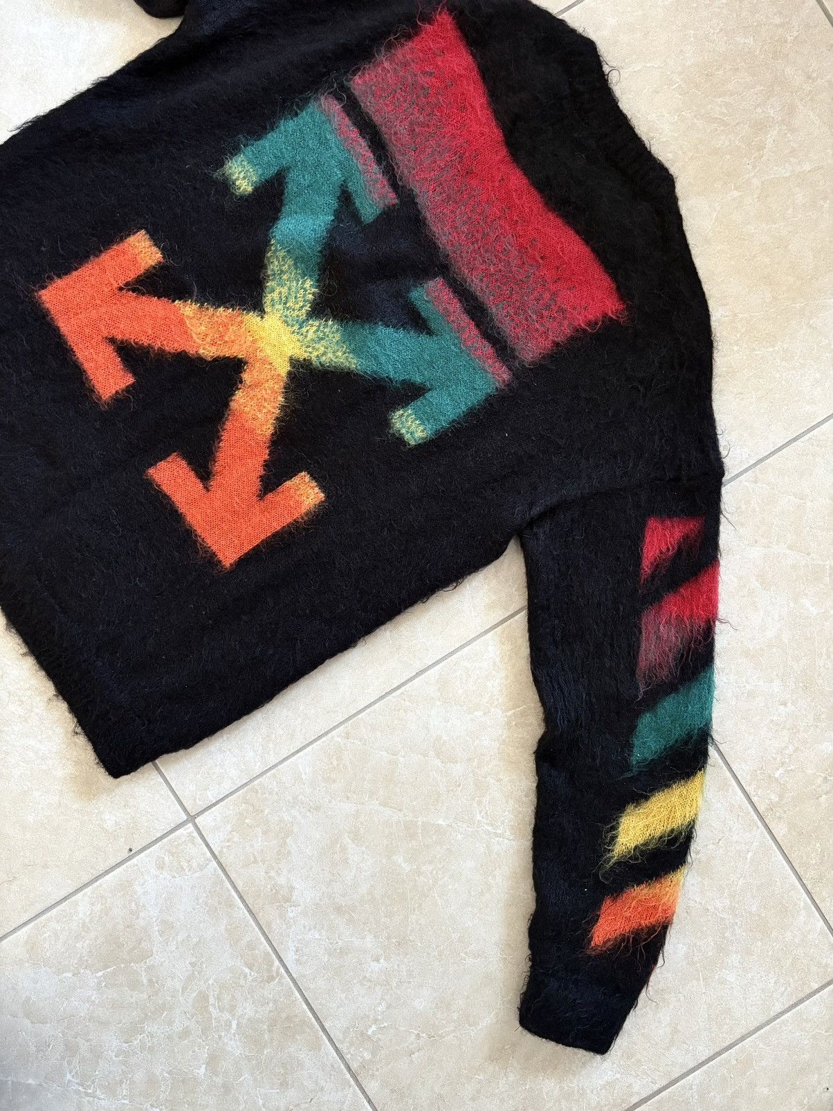 Off-White off white Mohair diag brushed knitwear Size US M / EU 48-50 / 2 - 7 Thumbnail