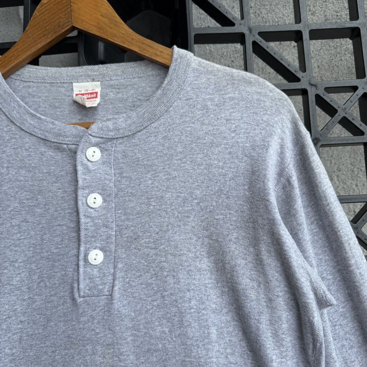 Vintage Vintage 90’s Healtknit Basic Long Sleeve Tee Size US M / EU 48-50 / 2 - 5 Thumbnail