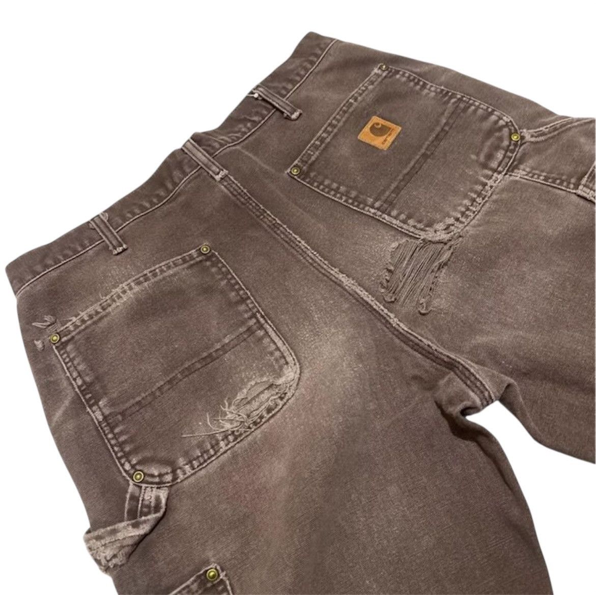 Carhartt Distressed Carhartt Double Knee Carpenter Pants Size US 34 / EU 50 - 6 Thumbnail