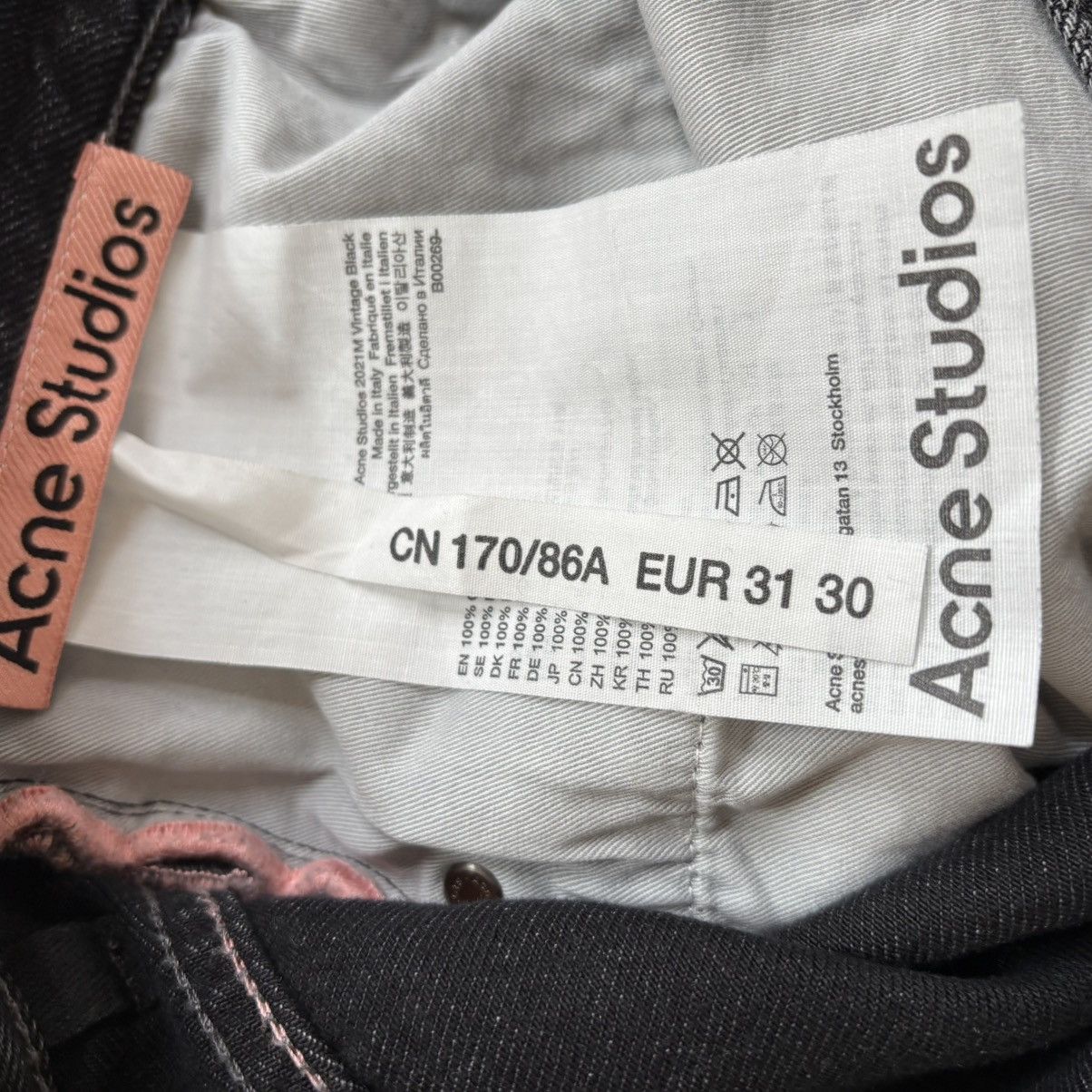 Acne Studios Acne studios 2021m vintage black Size US 31 - 6 Thumbnail