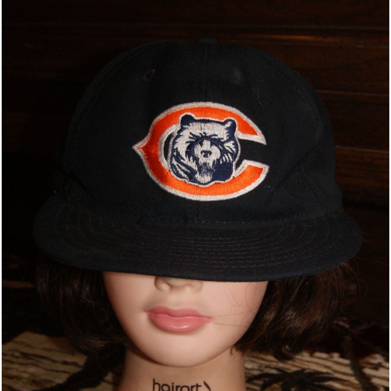 American Needle VTG Chicago Bears American Needle Fitted 71/2 Hat Cap USA Size ONE SIZE - 1 Thumbnail