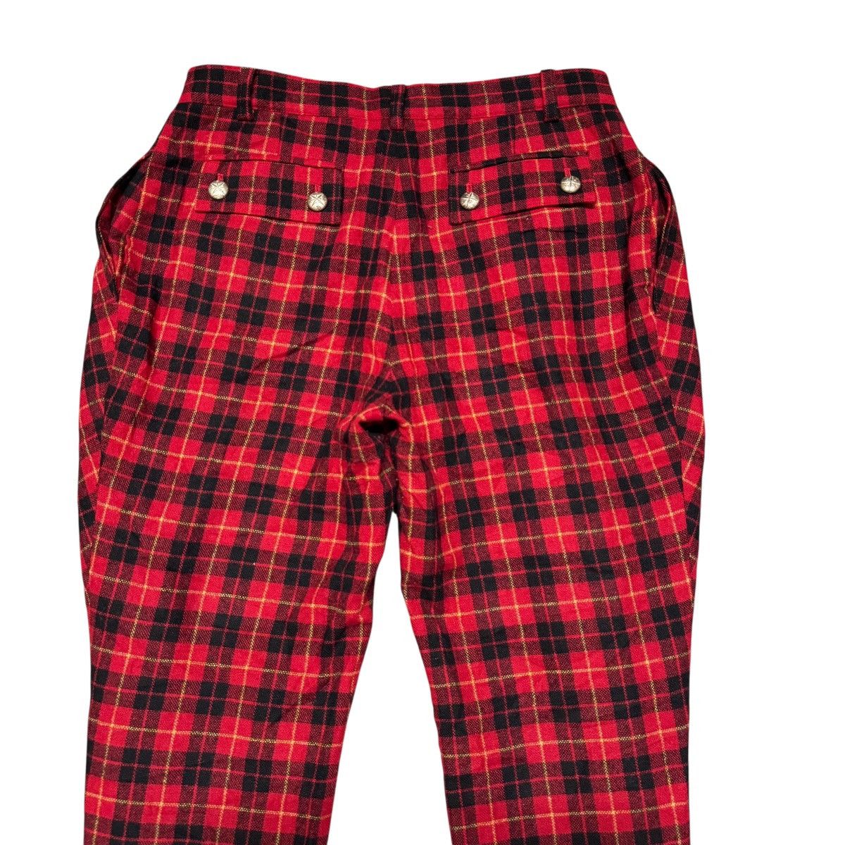 Mari's Rock MALKO MALKA Tartan Plaid Red Punk Trouser Size US 30 / EU 46 - 10 Thumbnail