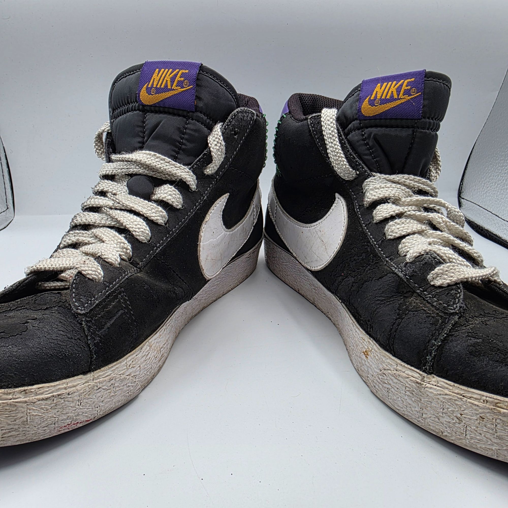 Nike Nike Blazer High Anthracite Mens Size 9.5 Black Varsity Purp Size US 9.5 / EU 42-43 - 3 Thumbnail