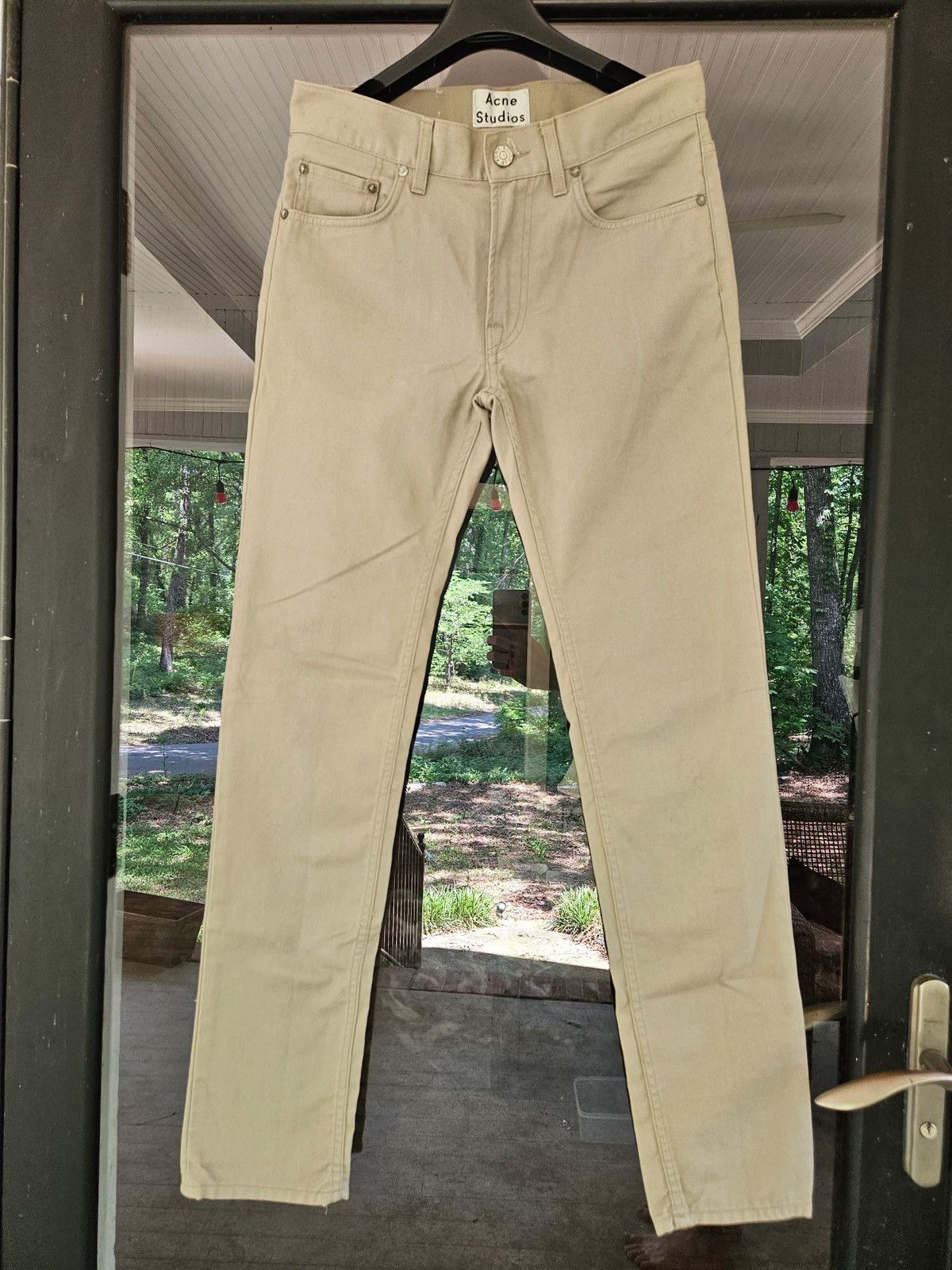 Acne Studios Ace Beige Khaki Pants Size US 32 / EU 48 - 1 Thumbnail