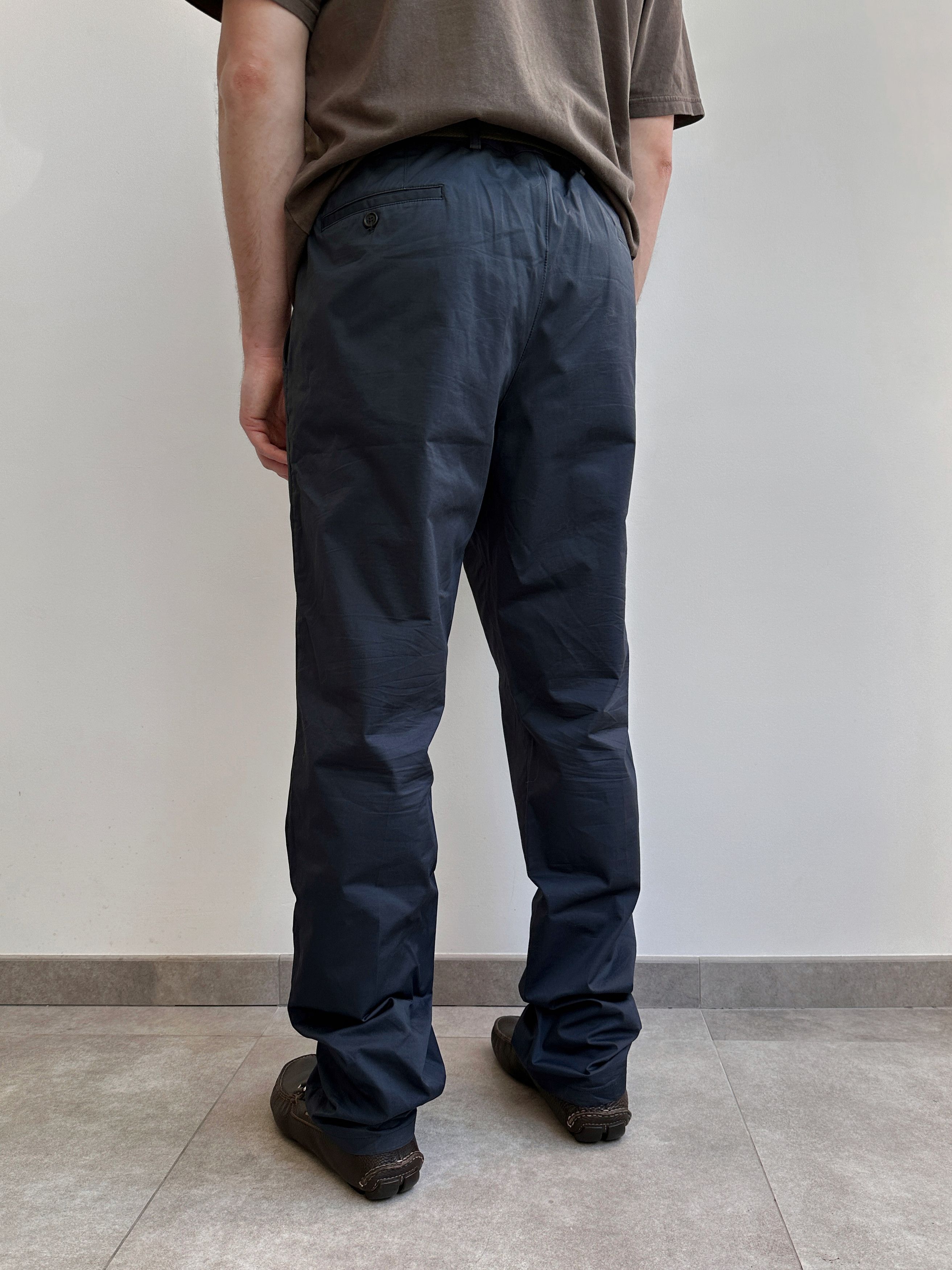 Prada Prada Navy Chino Casual Pants Trousers Size US 38 / EU 54 - 3 Thumbnail