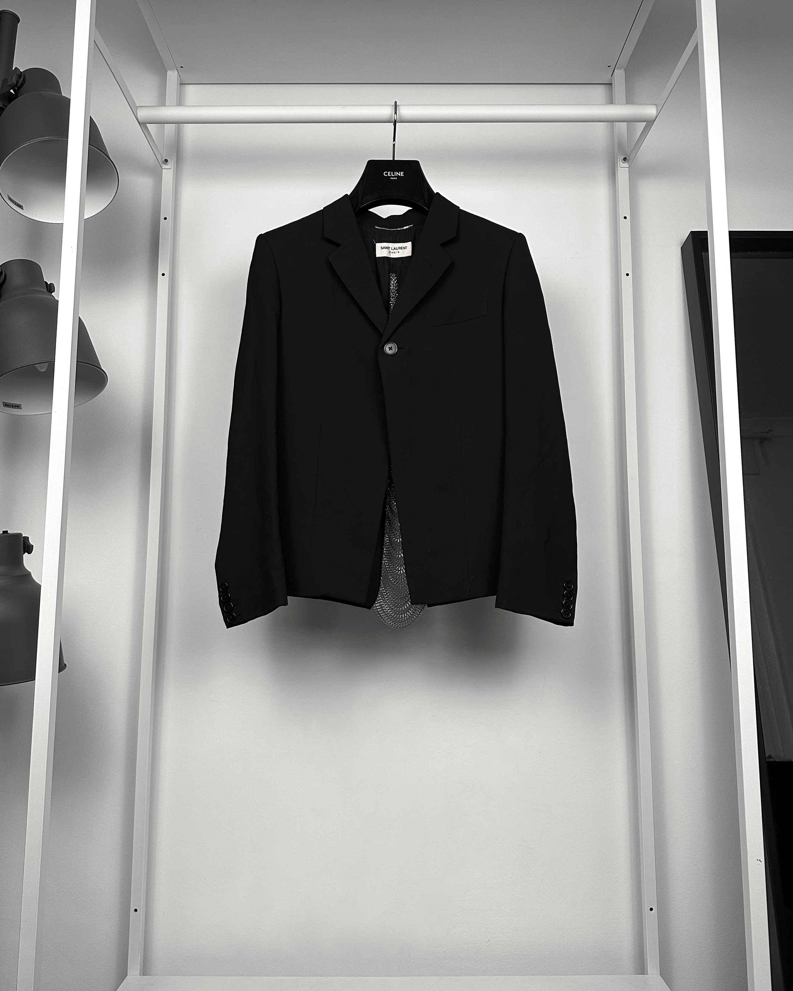 Saint Laurent Paris Saint Laurent Chain Blazer Size US S / EU 44-46 / 1 - 1 Thumbnail