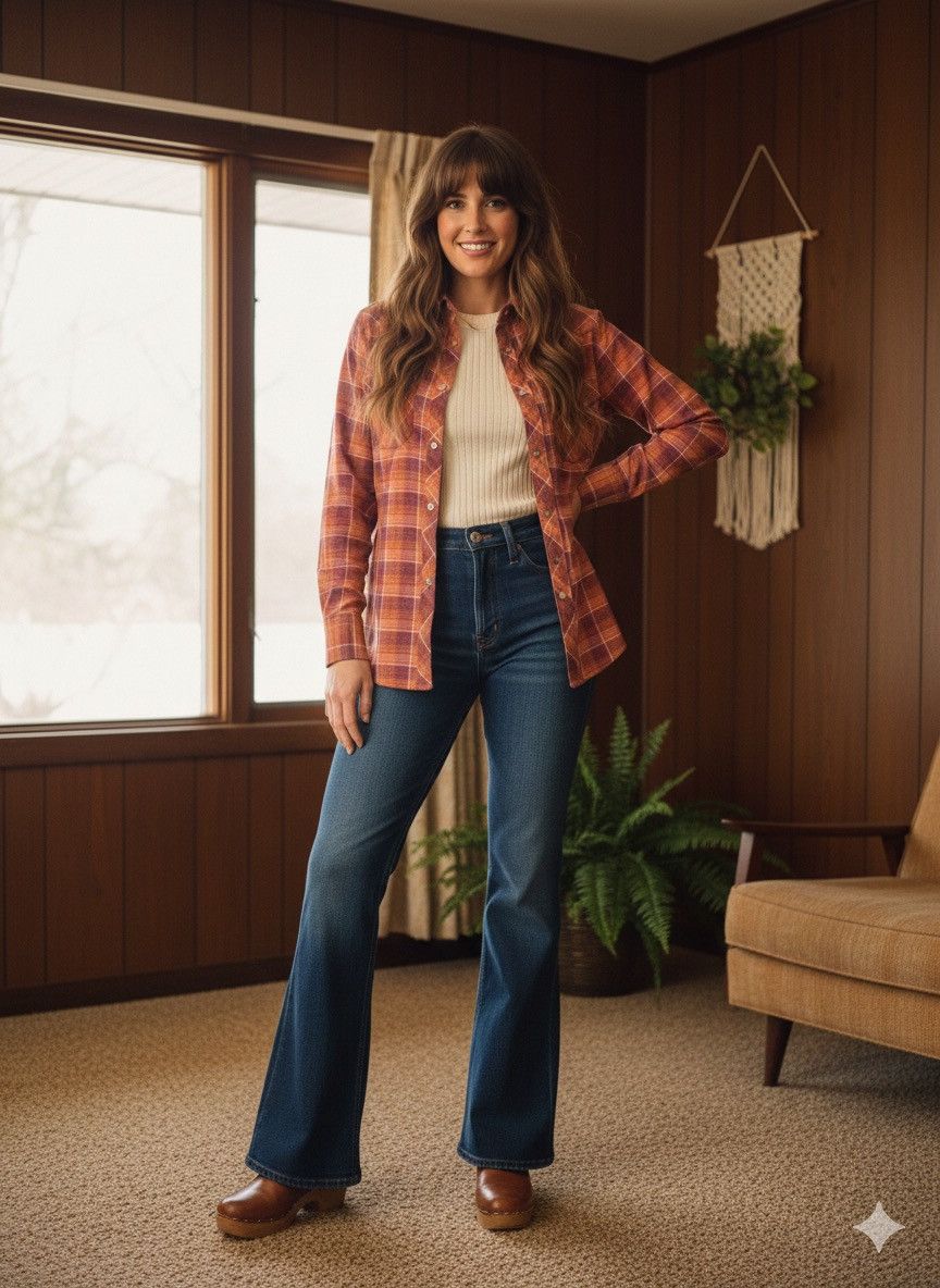 Wrangler Vintage 70s/80s Wrangler Plaid Pearl Snap Western Shir Size US S / EU 44-46 / 1 - 14 Thumbnail
