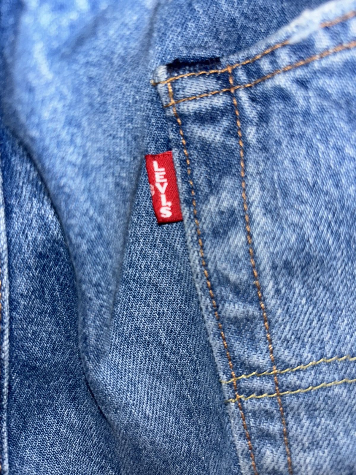 Levi's Levis 1993 Big E wide leg Jeans Streetwear Style Size US 38 / EU 54 - 4 Thumbnail
