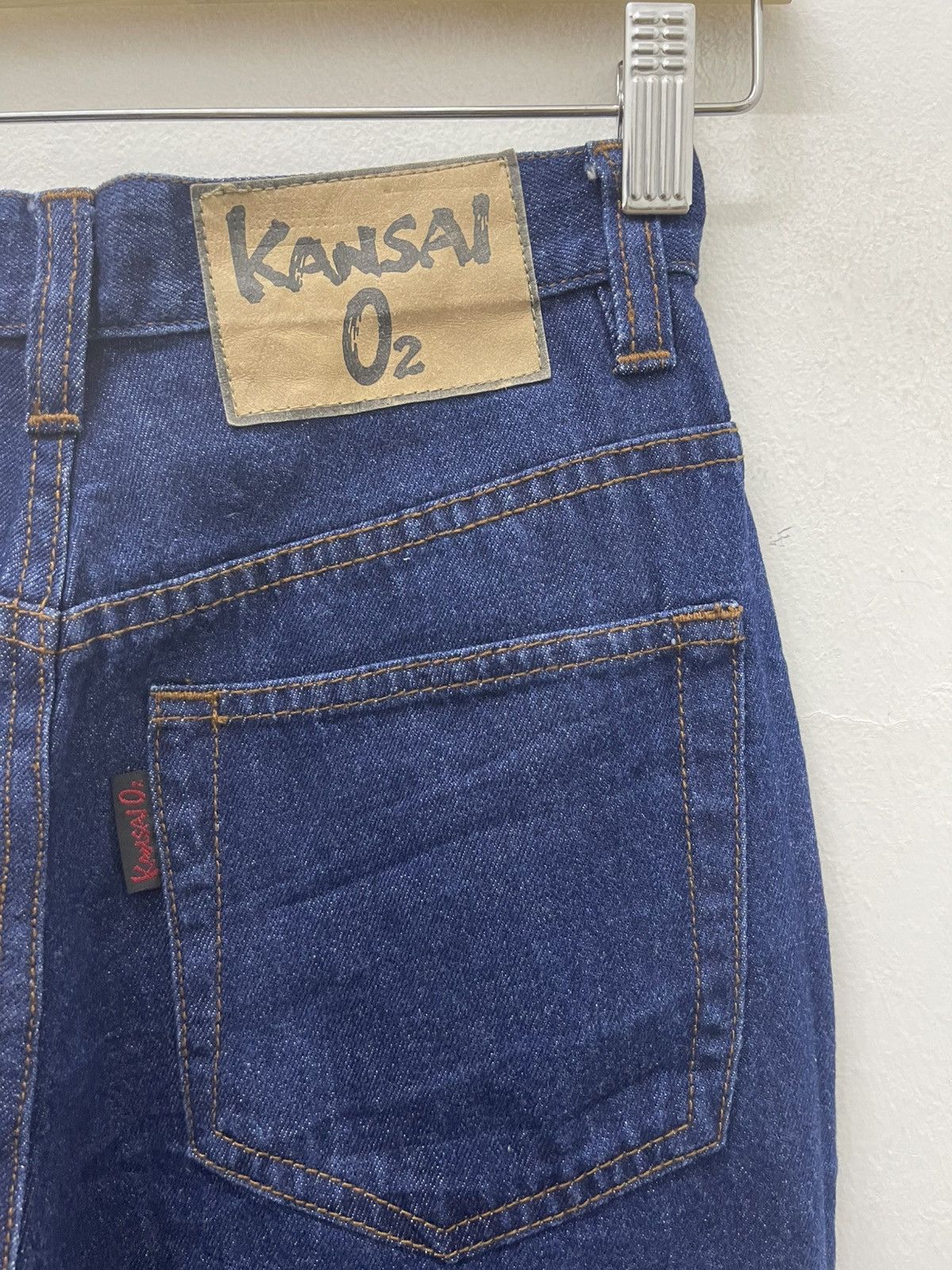 Kansai Yamamoto Rare Vintage KANSAI O2 Japan Designer Denim Size US 26 / EU 42 - 5 Thumbnail