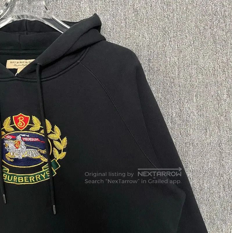 Burberry Burberry Black Cotton Men's Hoodie. Size US M / EU 48-50 / 2 - 3 Thumbnail