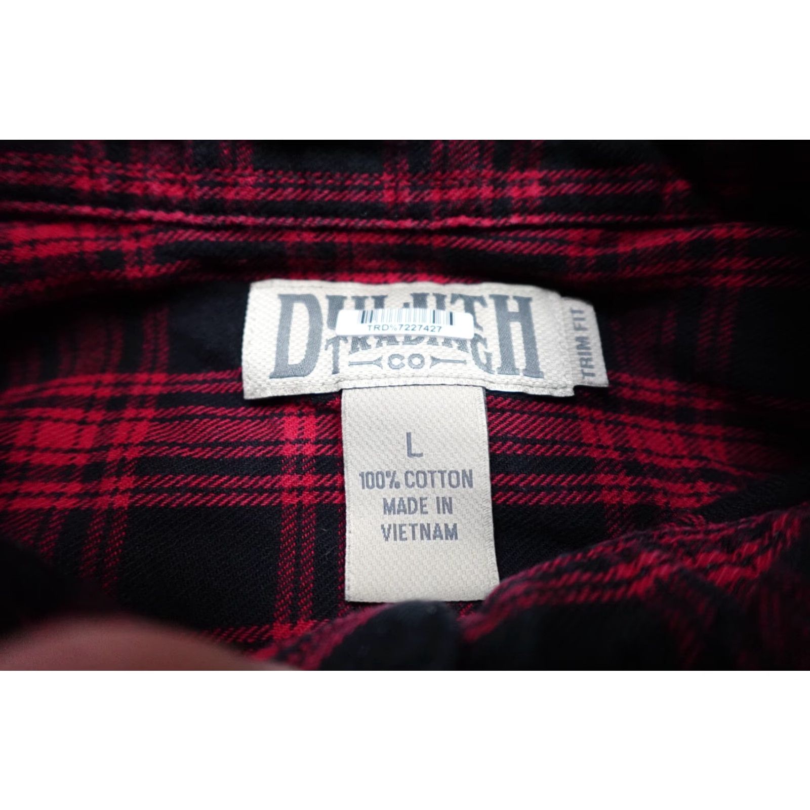 Lumberjack Duluth Free Swingin Flannel Mens Large Red Plaid Heavyweight Lumberjack Button-Up Shirt Size US L / EU 52-54 / 3 - 4 Thumbnail