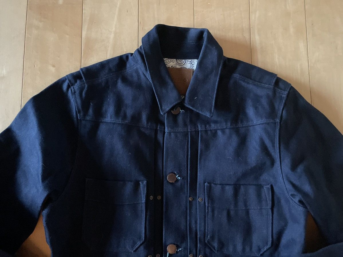 Freenote Cloth Rider's Jacket Double Indigo Japanese Denim Limited ...