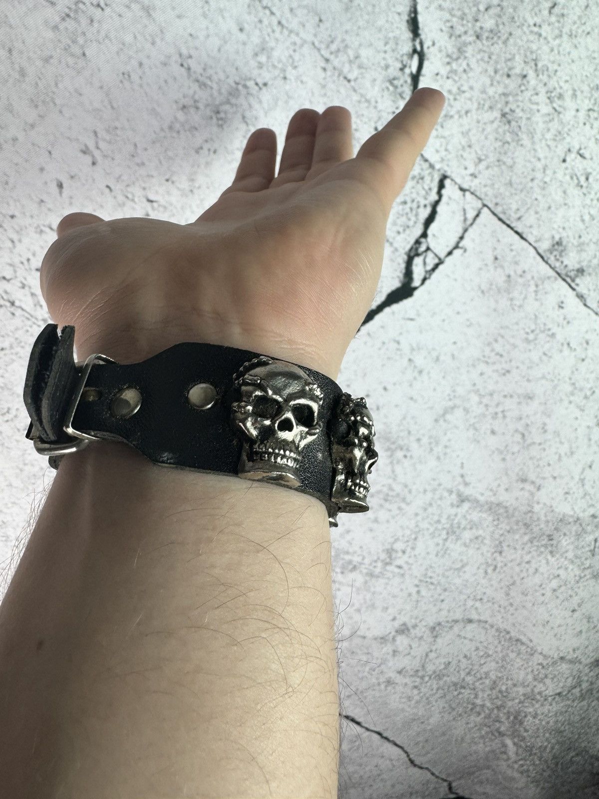 Other Punk Skeleton Skull metal Bracelet Size ONE SIZE - 4 Thumbnail