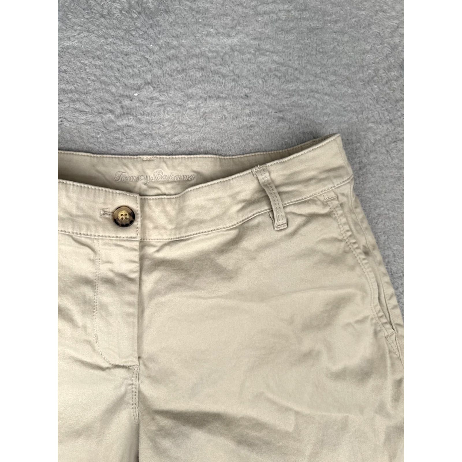 Tommy Bahama Tommy Bahama Shorts Womens 4 Beige Chino Bermuda Flat Front Casual Summer Beach Size 27" / US 4 / IT 40 - 5 Thumbnail