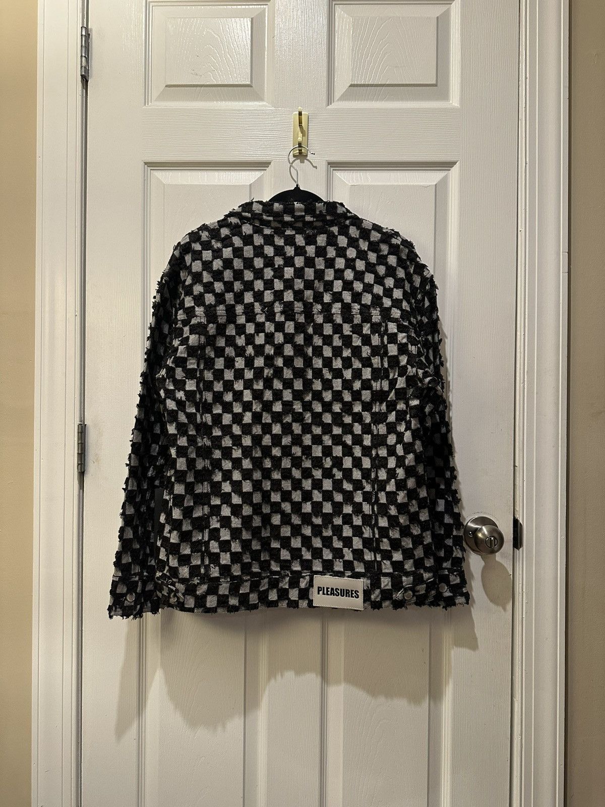 Pleasures Pleasures Curfew Checker Trucker Jacket Size US M / EU 48-50 / 2 - 2 Thumbnail