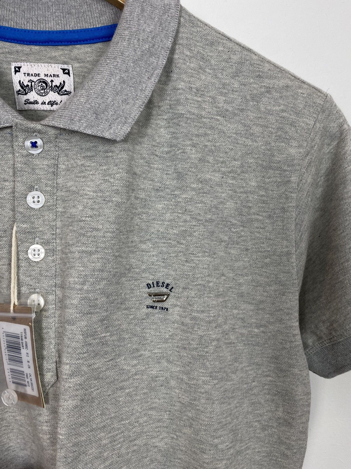 Diesel NEW Diesel T-Yahei Shirt Mens Size Medium Grey Button Polo Size US M / EU 48-50 / 2 - 3 Thumbnail
