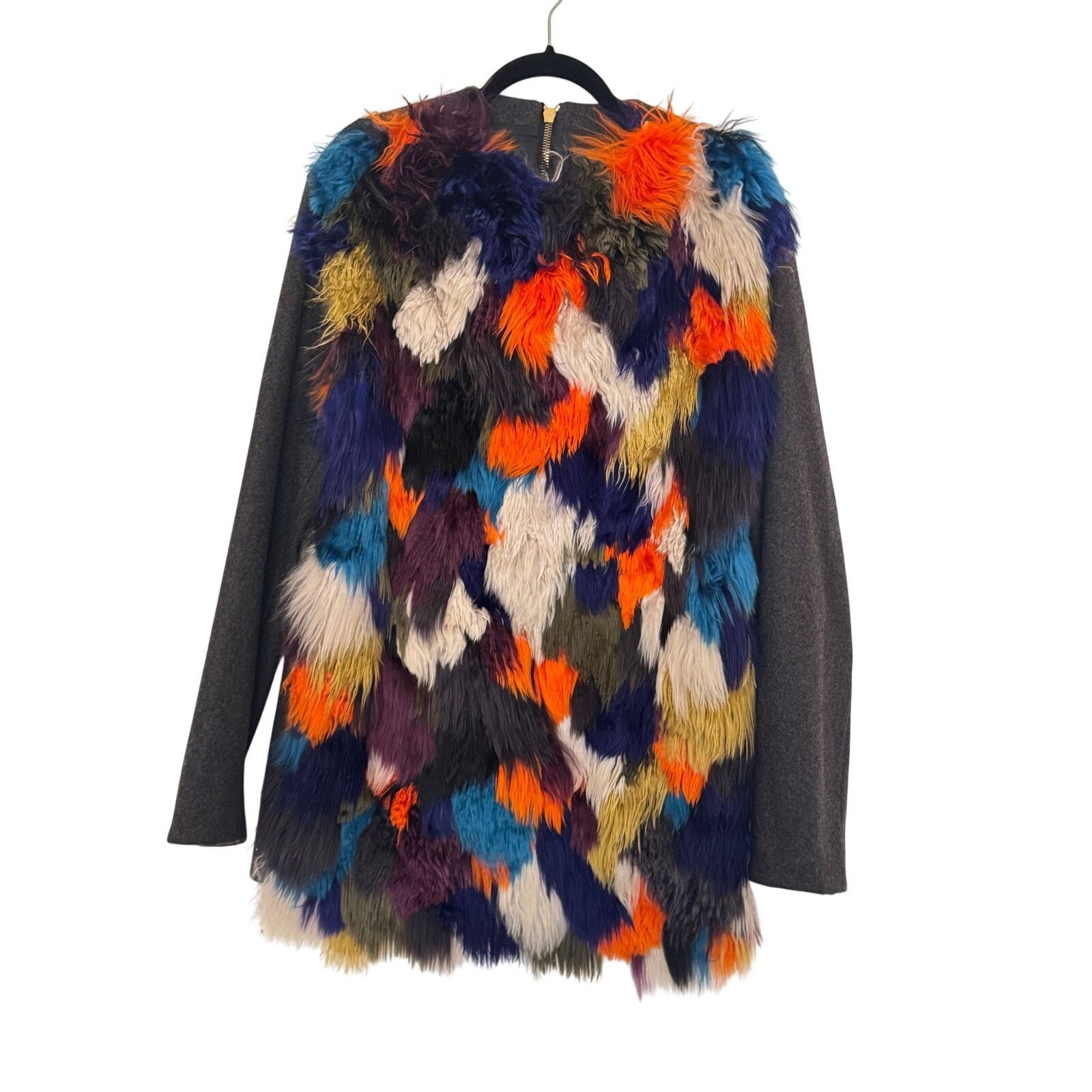 Marni Marni NWT 2010s Wool Crew Neck Sweater with Alpaca Fur Size US M / EU 48-50 / 2 - 1 Thumbnail