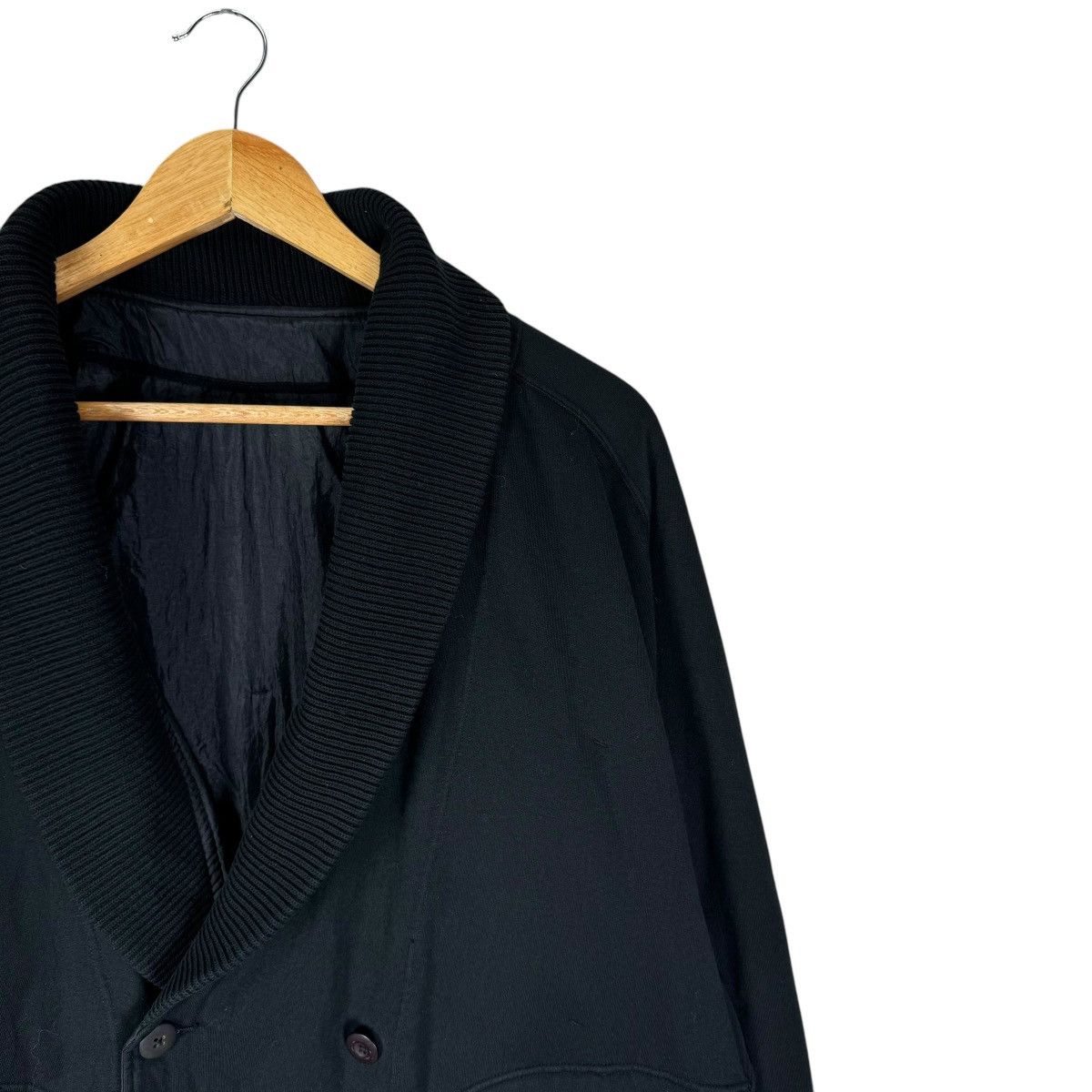 Issey Miyake 🔥MASTERPIECE!! 80s ISSEY MIYAKE SHAWL COLLAR STAFF JACKET Size US S / EU 44-46 / 1 - 6 Thumbnail