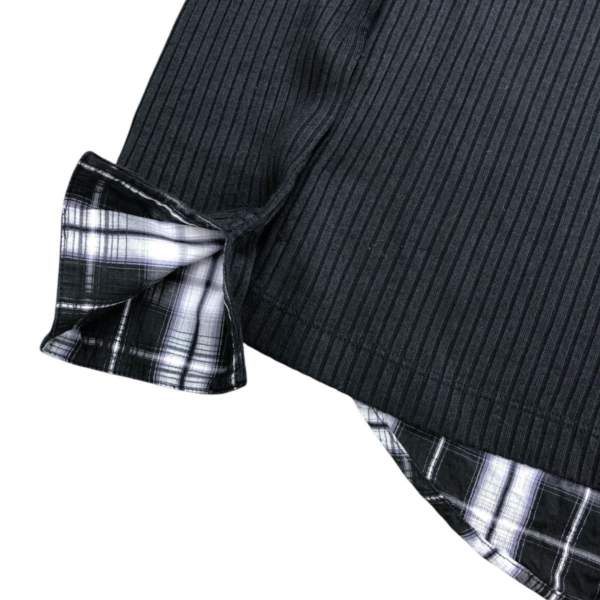 If Six Was Nine Tete Homme Issey Miyake Lgb Double Layer Long Button Shirt Size US M / EU 48-50 / 2 - 11 Thumbnail