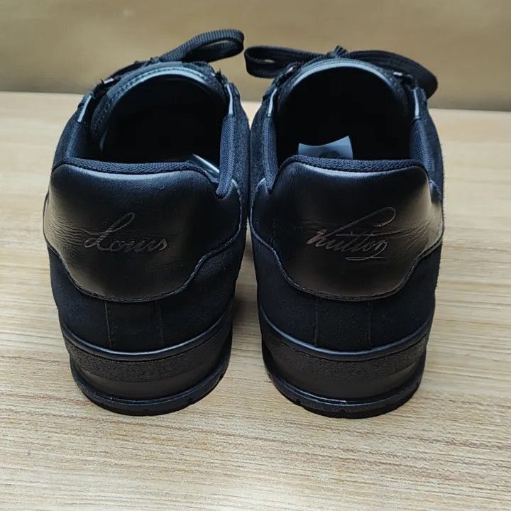 Louis Vuitton Louis Vuitton Black Trainer Sneakers -2508 Size US 7.5 / EU 40-41 - 1 Thumbnail