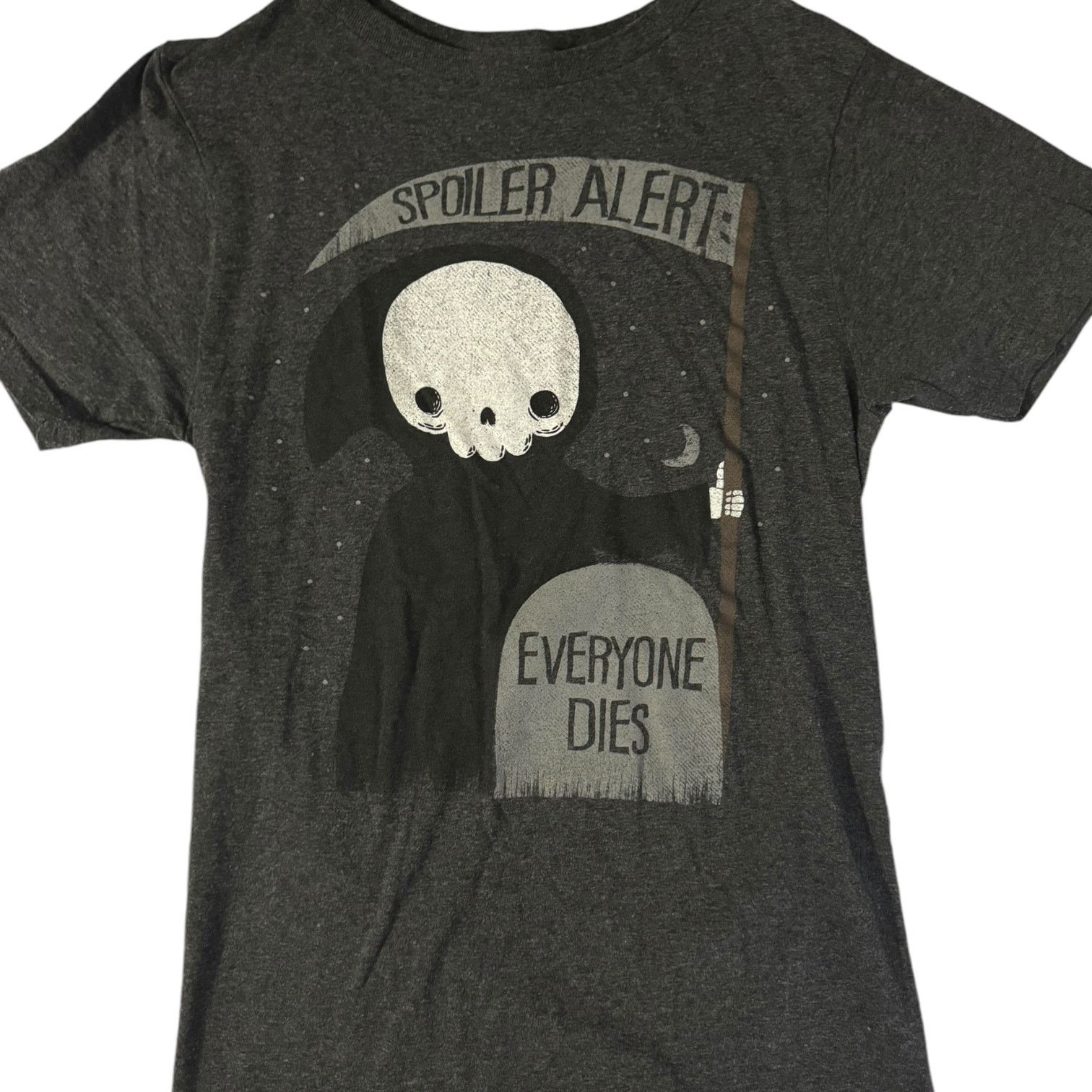 Other Black Matter Spoiler Alert Everybody Dies Gray T Shirt Small Size US S / EU 44-46 / 1 - 1 Thumbnail