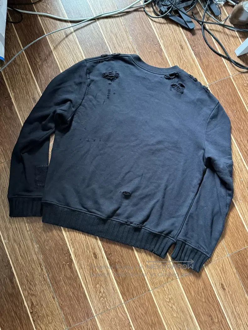 Amiri Amiri Crocodile patch destroyed hoodie Size US S / EU 44-46 / 1 - 6 Thumbnail
