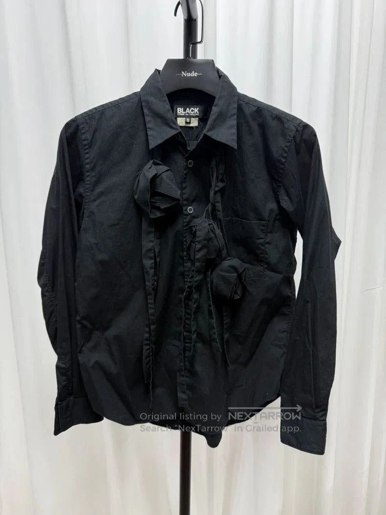 Comme des Garcons Comme des Garcons Black Rose Shirt 16SS. Size US L / EU 52-54 / 3 - 1 Thumbnail
