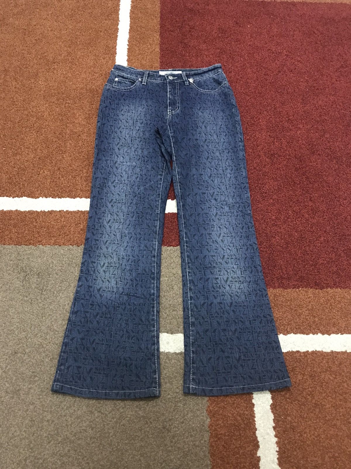 Krizia Uomo 💥FLARE💥 KRIZIA ITALY FULL PRINT PANT Size 27" / US 4 / IT 40 - 1 Thumbnail