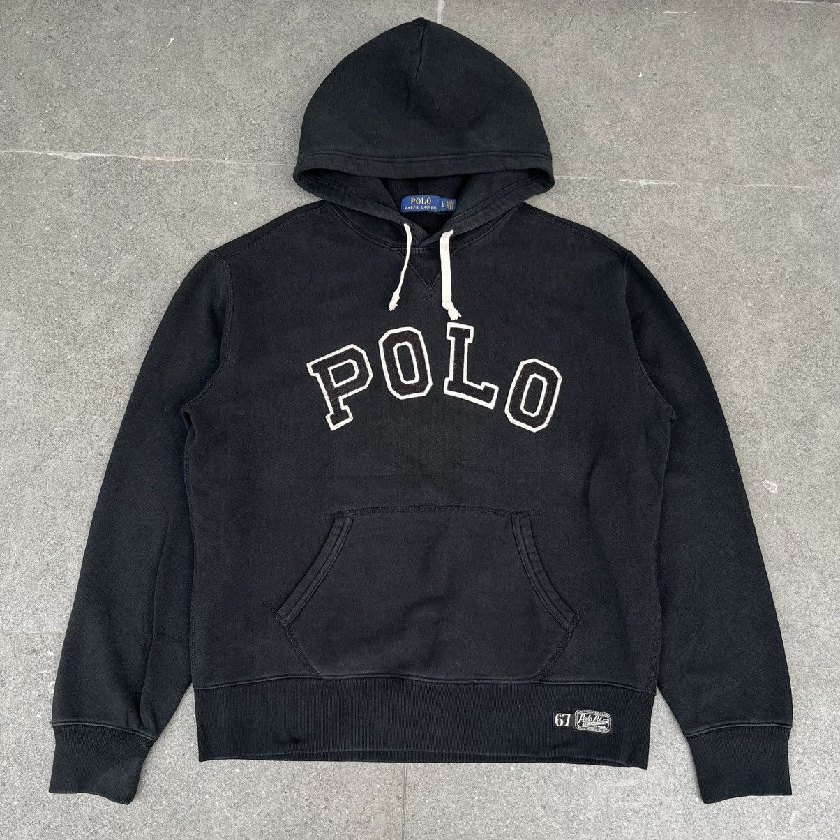 Polo Ralph Lauren vintage polo ralph lauren big script hoodie Size US L / EU 52-54 / 3 - 2 Thumbnail