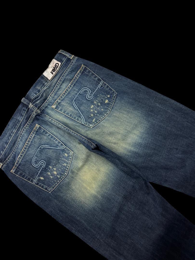 Vintage FLARE 90s Insane Japanese Rafter Rusty Mudwash Distressed Size US 31 - 19 Thumbnail