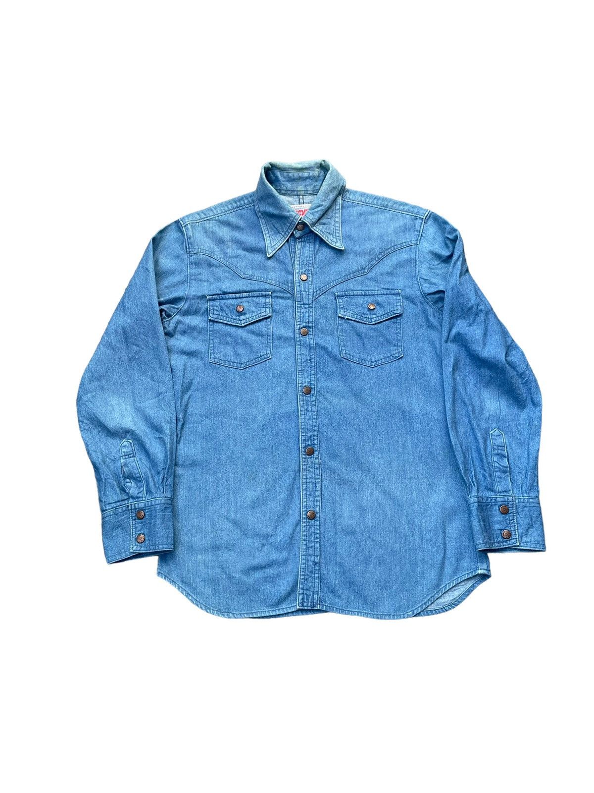 Acme Clothing Vintage Acme Western Denim Shirt Size US M / EU 48-50 / 2 - 1 Thumbnail