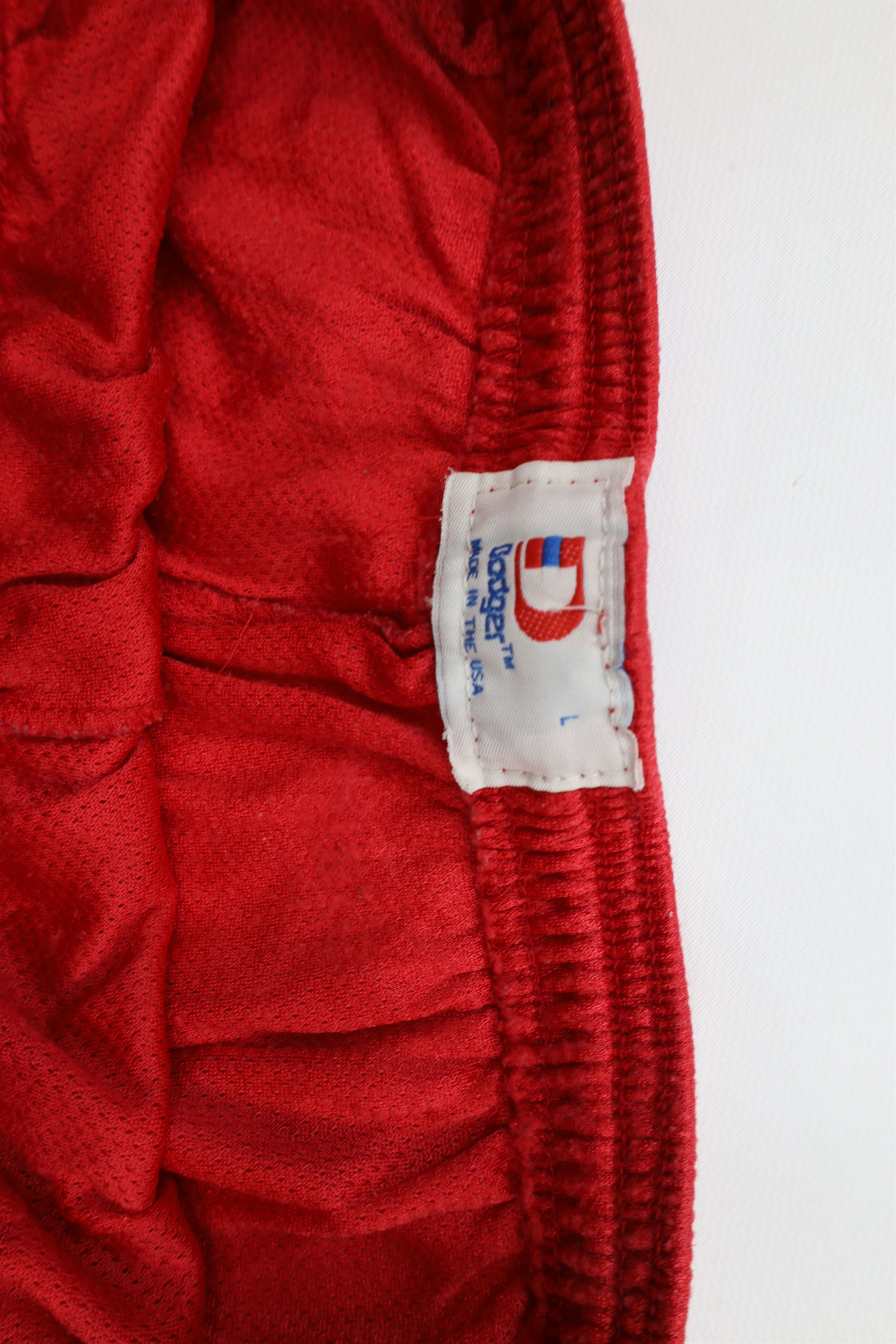 Vintage Vintage 90s Ohio State University Above Knee Shorts Red USA Size US 34 / EU 50 - 6 Thumbnail